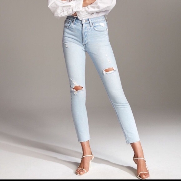 Denim Forum Yoko High Rise Slim Sz 28 - Picture 1 of 10